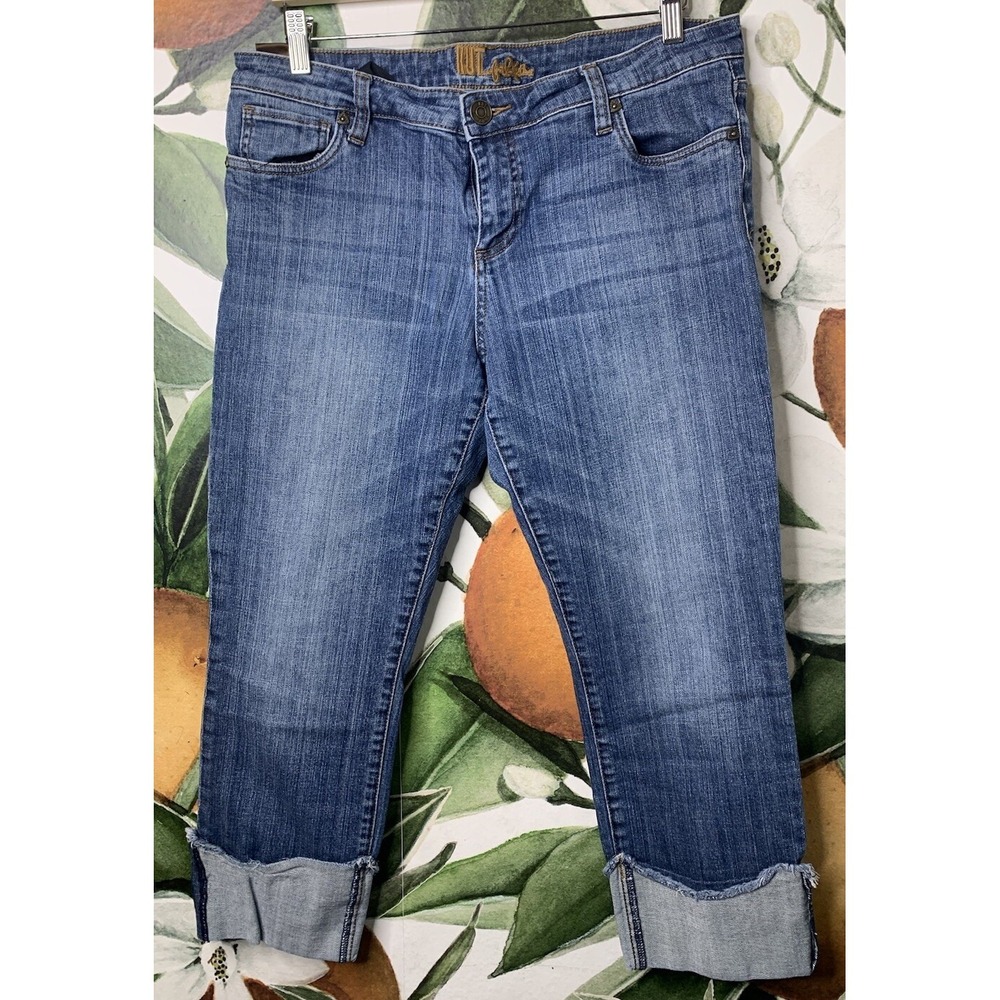 Kut from the Kloth Women's Boot Cut Jeans in Medium Blue Wash